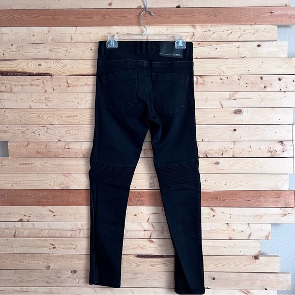 Zara Black Extra Slim Button fly stretch Denim Jeans Mens size 30 - Picture 12 of 12